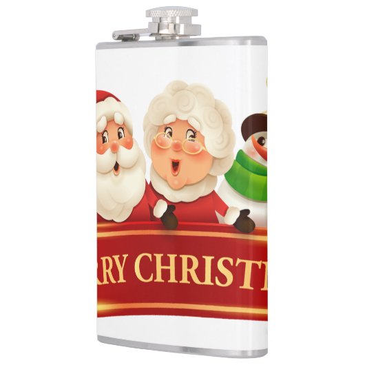 クリスマス フラスク (左)