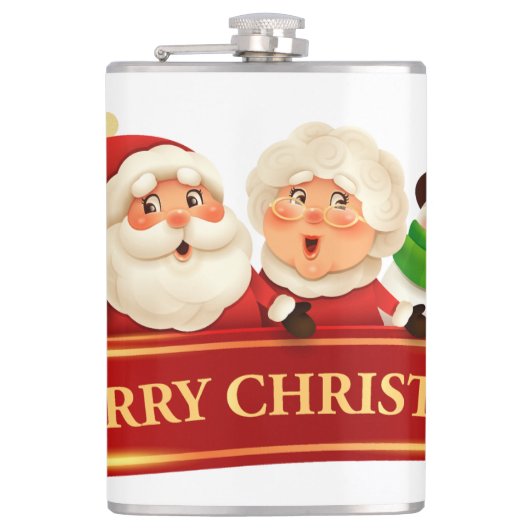 クリスマス フラスク (正面)