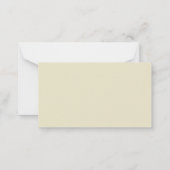 クリスマス フラット ノート カード (裏面)