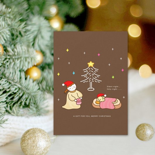 クリスマス フラット ホリデーカード