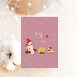 クリスマス フラット ホリデーカード
