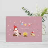 クリスマス フラット ホリデーカード (スタンド正面)