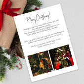 クリスマス フラット ポストカード