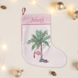クリスマス フラミンゴ 名前 スモールクリスマスストッキング