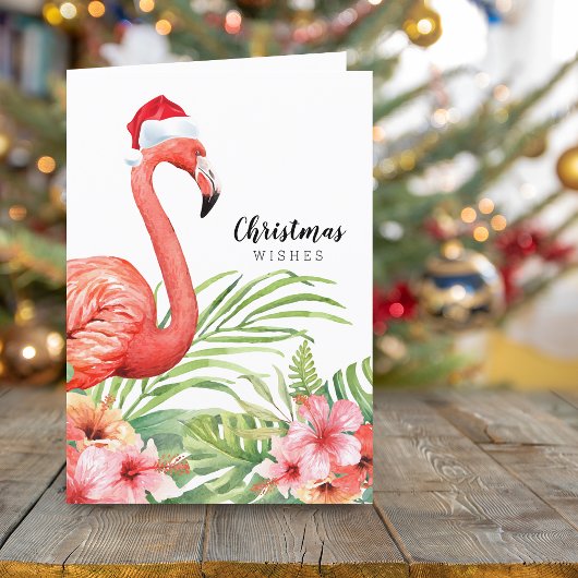 クリスマス フラミンゴ 花 緑の願い
