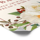 クリスマス フラワー スモア バー サイン (角)