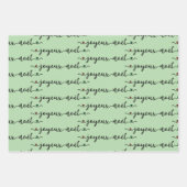 クリスマス フランス デザイン ラッピングペーパーシート (正面)