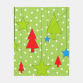 クリスマス フリースブランケット (正面)