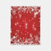 クリスマス フリースブランケット (正面)