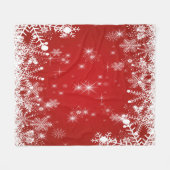 クリスマス フリースブランケット (正面(横))