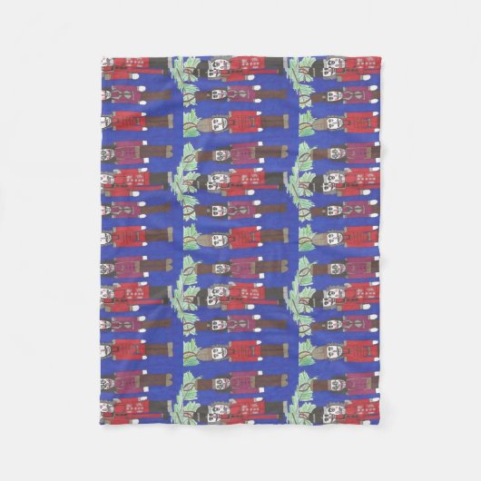 クリスマス フリースブランケット (正面)