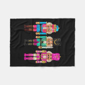 クリスマス フリースブランケット (正面(横))