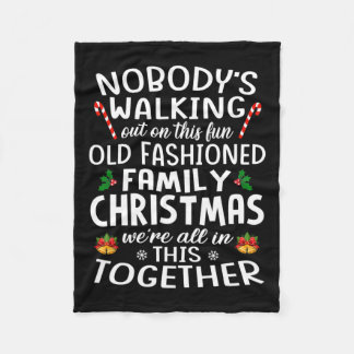 クリスマス フリースブランケット