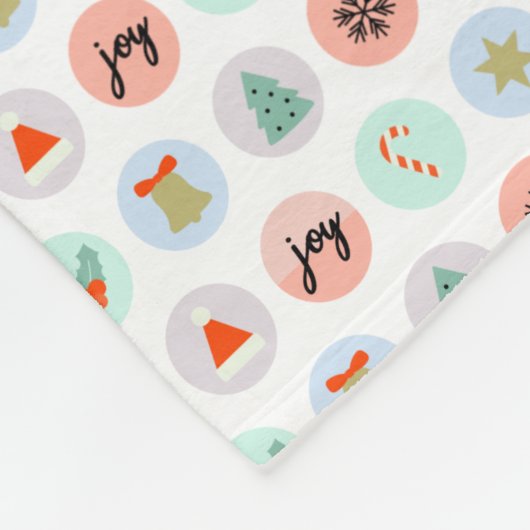 クリスマス フリースブランケット (角)