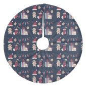 クリスマス フリース ツリースカート (正面)