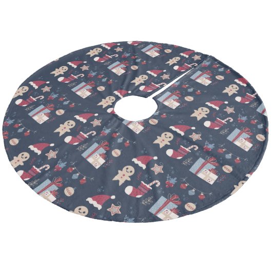 クリスマス フリース ツリースカート (アングル)