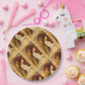 クリスマス・フレスコ・エンジェル ペーパープレート (パーティー)