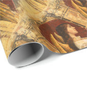 クリスマス・フレスコ・エンジェル ラッピングペーパー (ロールコーナー)