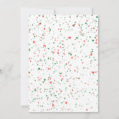 クリスマス・フレンド・招待状 招待状 (裏面)