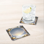 クリスマス フレーム ホリデー ペーパー コースター (インサイチュ)