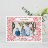 クリスマス フレーム ホリデー 赤 (スタンド正面)