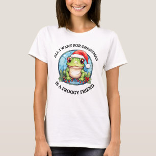 クリスマス・フロギー Tシャツ
