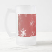 クリスマス フロストグラスビールジョッキ (左)