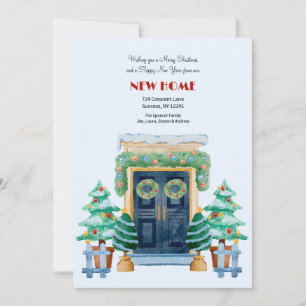 クリスマス・フロント・ドアの動きのお知らせ シーズンカード