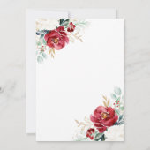 クリスマス・フローラ・インビ結婚したーになる季節 招待状 (裏面)