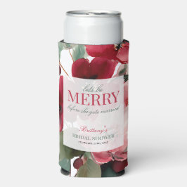 クリスマス・ブライズシャワーの楽しいひとときを スリム缶クーラー