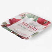 クリスマス・ブライズシャワーの楽しいひとときを ペーパープレート (傾斜あり)