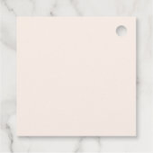 クリスマス ブライダルシャワーのお礼 フェイバータグ (裏面)