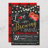 クリスマス ブライダルシャワーの招待状 招待状 (正面/裏面)