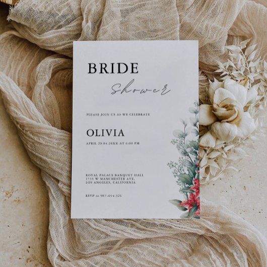 クリスマス ブライダルシャワーの招待状 招待状