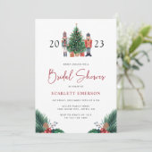 クリスマス ブライダルシャワーの招待状 招待状 (スタンド正面)