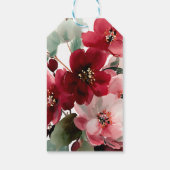 クリスマス ブライダルシャワーパーティーのお知らせ「結婚する前に楽しくしよう」 エレガントな手描きの ギフトタグ (裏面)