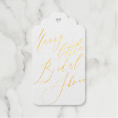 クリスマス ブライダルシャワー フェイバータグ | ホログラムフロント ギフトタグ (正面)