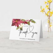 クリスマス ブライドスマイディ ありがとうギフト ブライズパーティー カード (黄色い花)