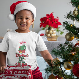 クリスマス・ブラザーカスタマイズ小妖精や小人・キッドのTシャツ Tシャツ