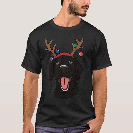 クリスマス ブラックラブ Tシャツ (正面)