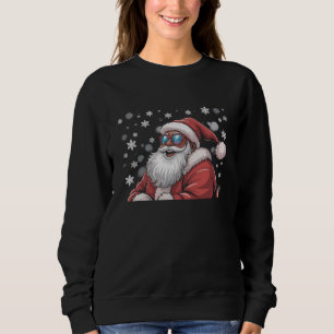 クリスマス ブラック アフリカ系アメリカ人 サンタ Xmas スウェットシャツ