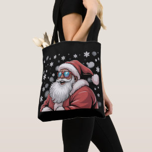 クリスマス ブラック アフリカ系アメリカ人 サンタ Xmas トートバッグ