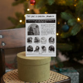 クリスマス ブラック ホワイト マルチ フォト アーチ ニュースレター