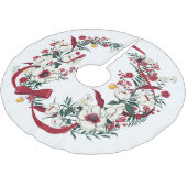 クリスマス ブラッシュドポリエステルツリースカート (アングル)