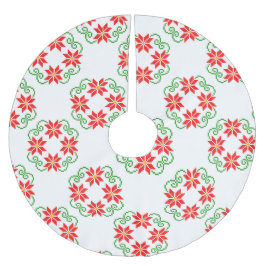 クリスマス ブラッシュドポリエステルツリースカート