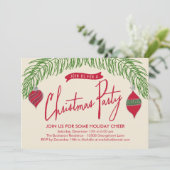 クリスマス ブランチ クリスマスパーティー 招待状 (スタンド正面)