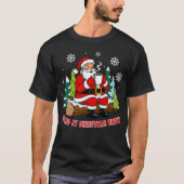 クリスマス・ブリュー・サンタアートTシャツ Tシャツ (正面)