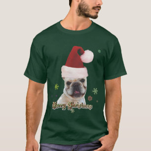 クリスマス·ブルドッフランスのグ·スウェットシャツ Tシャツ
