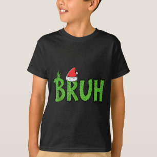 クリスマス ブルハ サンタ帽子 おもしろい Xmas ミーム ユーモア メンズ Tシャツ
