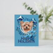 クリスマス – ブルースノーフレーク – Yorkshire Terrier (スタンド正面)